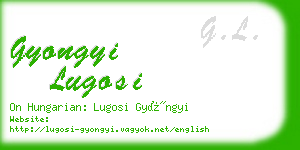 gyongyi lugosi business card